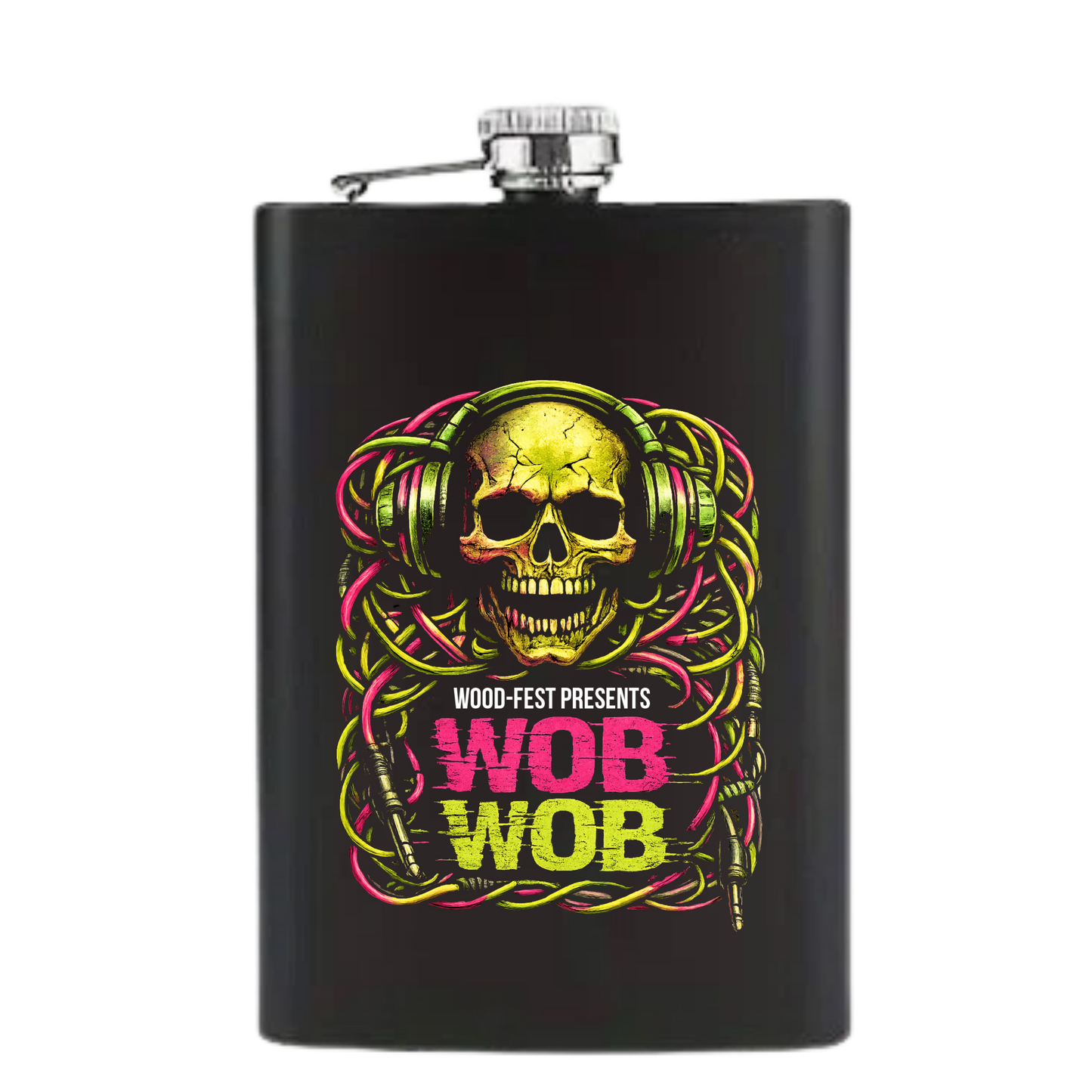 Wood-Fest Hip-flask