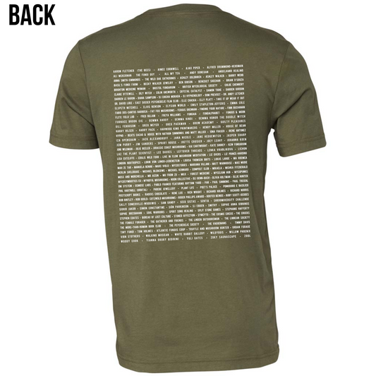 All Things Fungi 2025 Collaborator T Shirt (Pre-Sale)