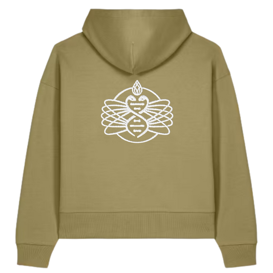 Medicine Festival 2026 — Logo on the Back, Recycled Cotton EMBROIDERED Hoodie (DELIVERY POST FESTIVAL)