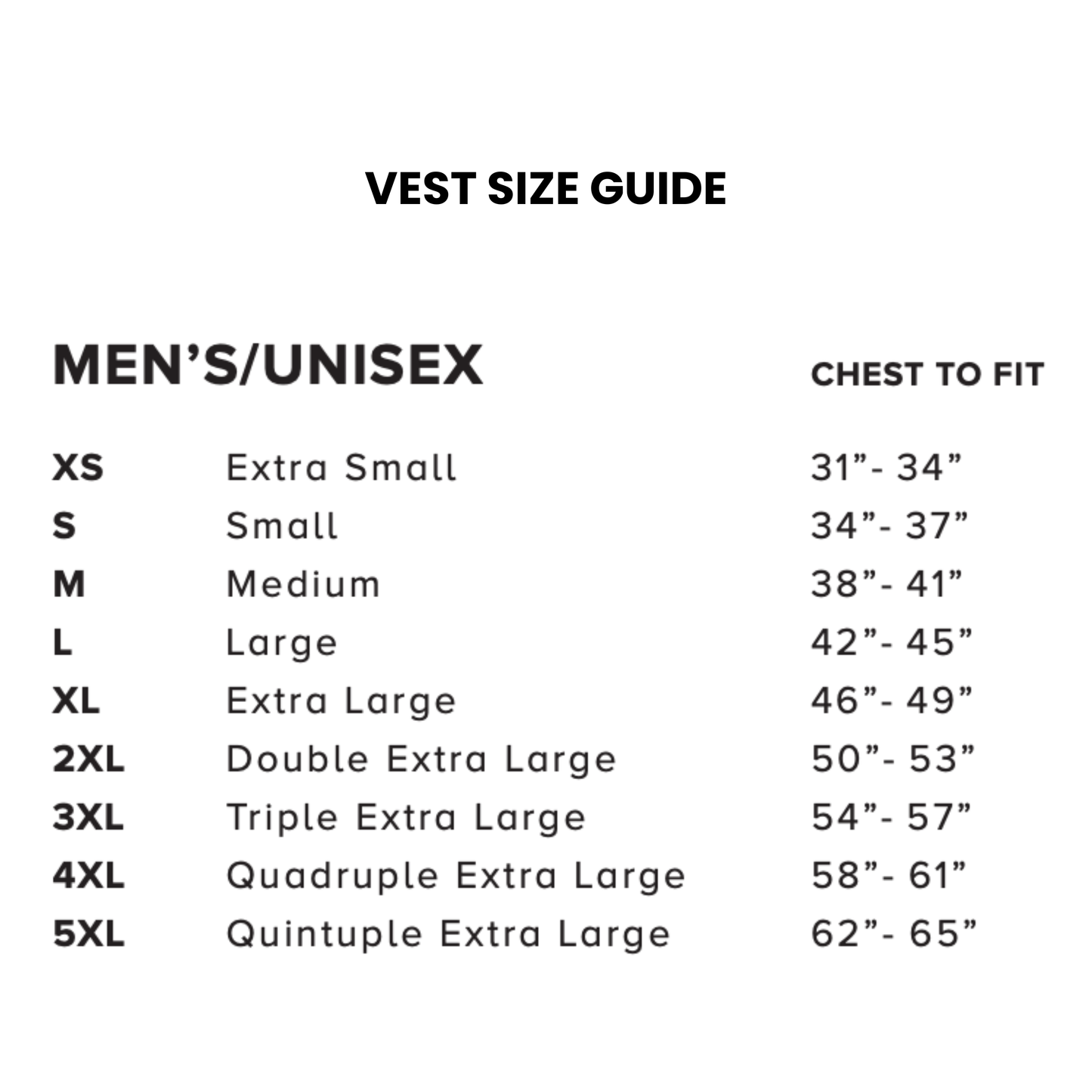 PRE-ORDER (COLLECT AT FESTIVAL) 100% Cotton Vest