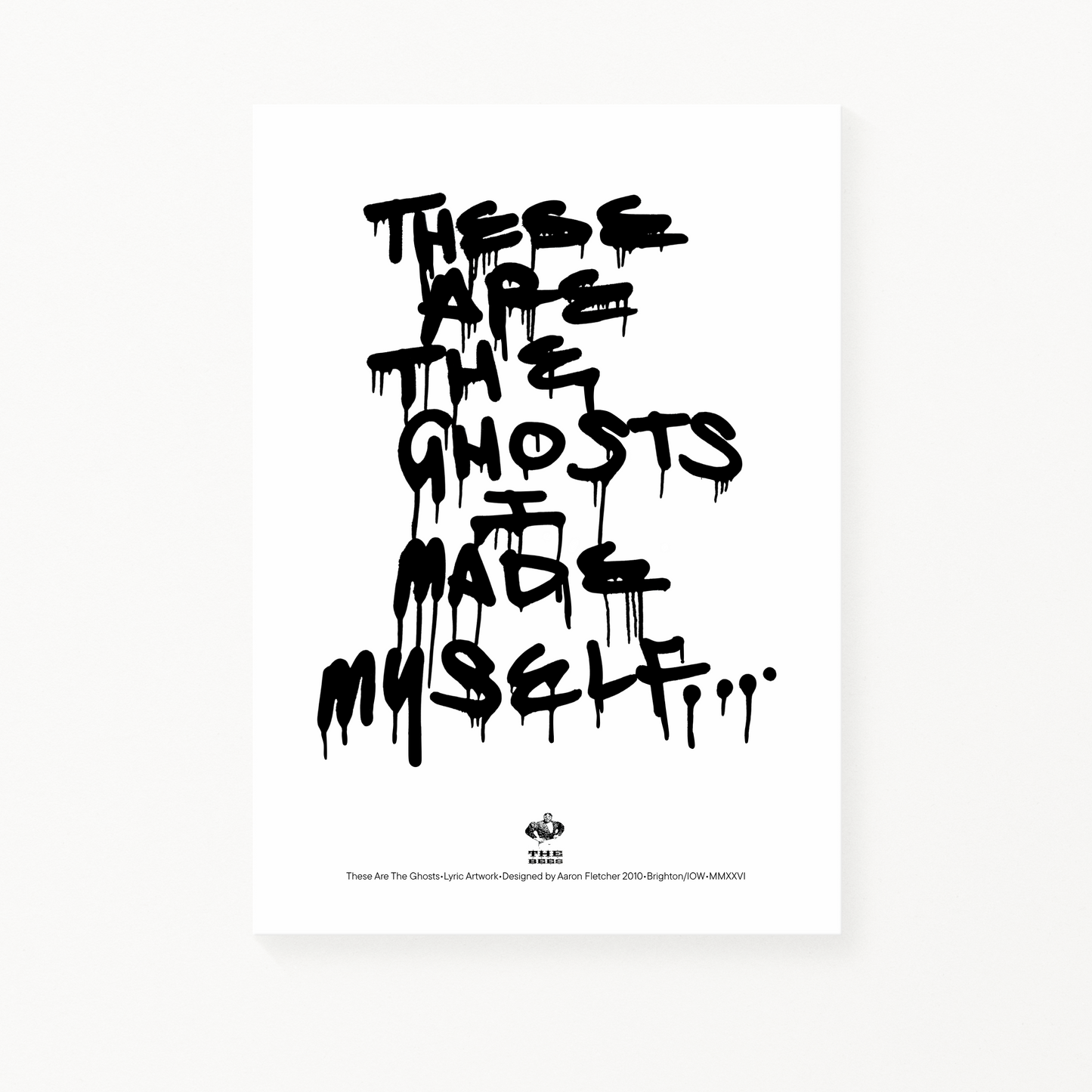 The Bees - Ghosts Poster (A2)
