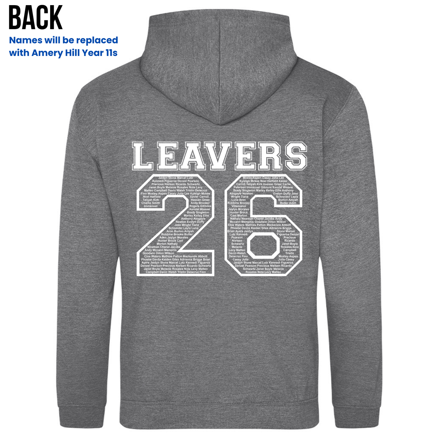 Amery Hill 2026 Leavers' Hoodies (Pre-order deadline February 28th 2026)