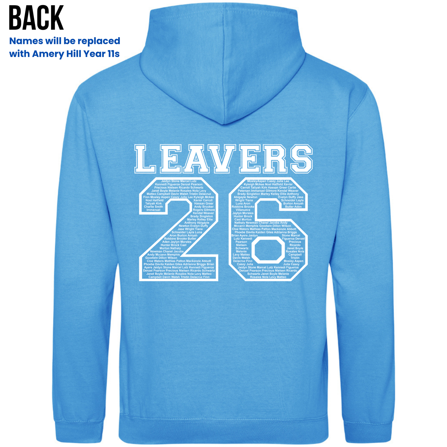 Amery Hill 2026 Leavers' Hoodies (Pre-order deadline February 28th 2026)