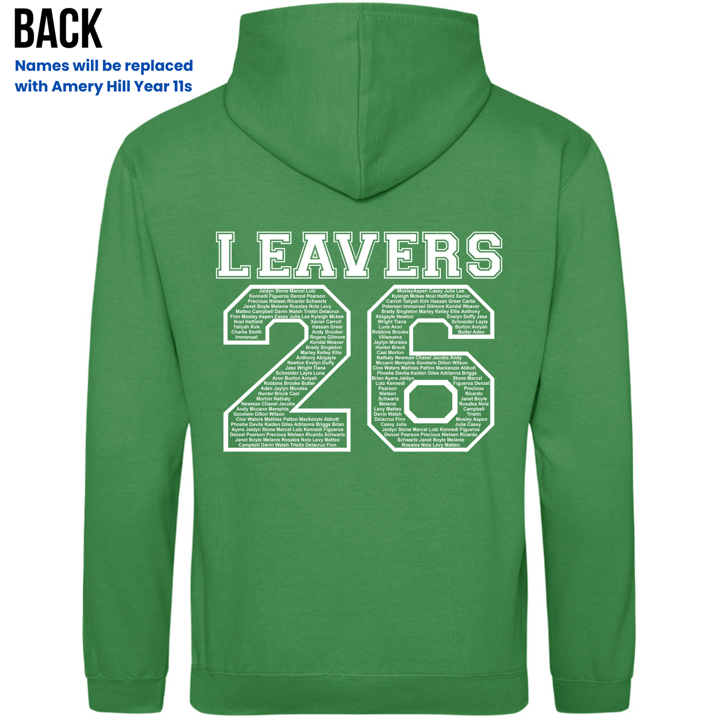 Amery Hill 2026 Leavers' Hoodies (Pre-order deadline February 28th 2026)