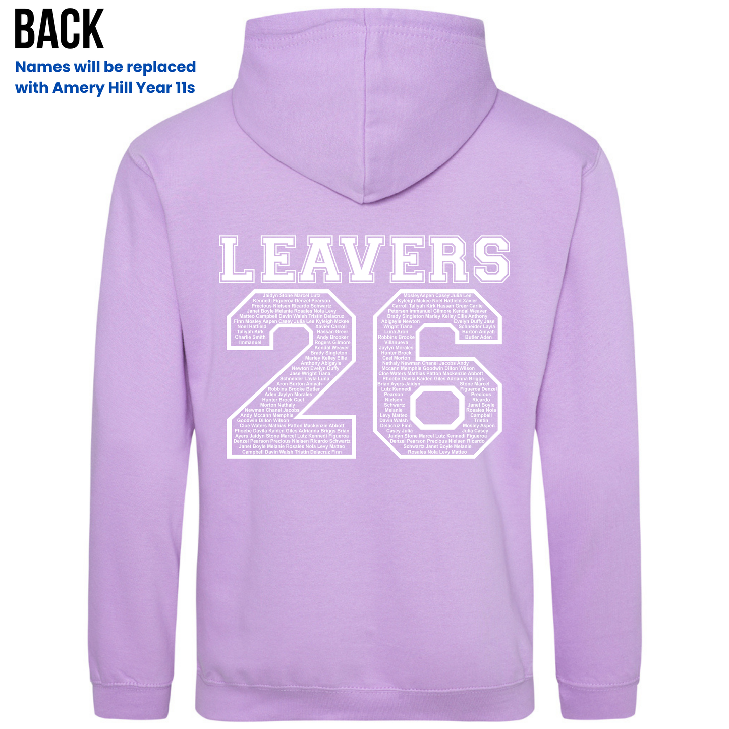 Amery Hill 2026 Leavers' Hoodies (Pre-order deadline February 28th 2026)
