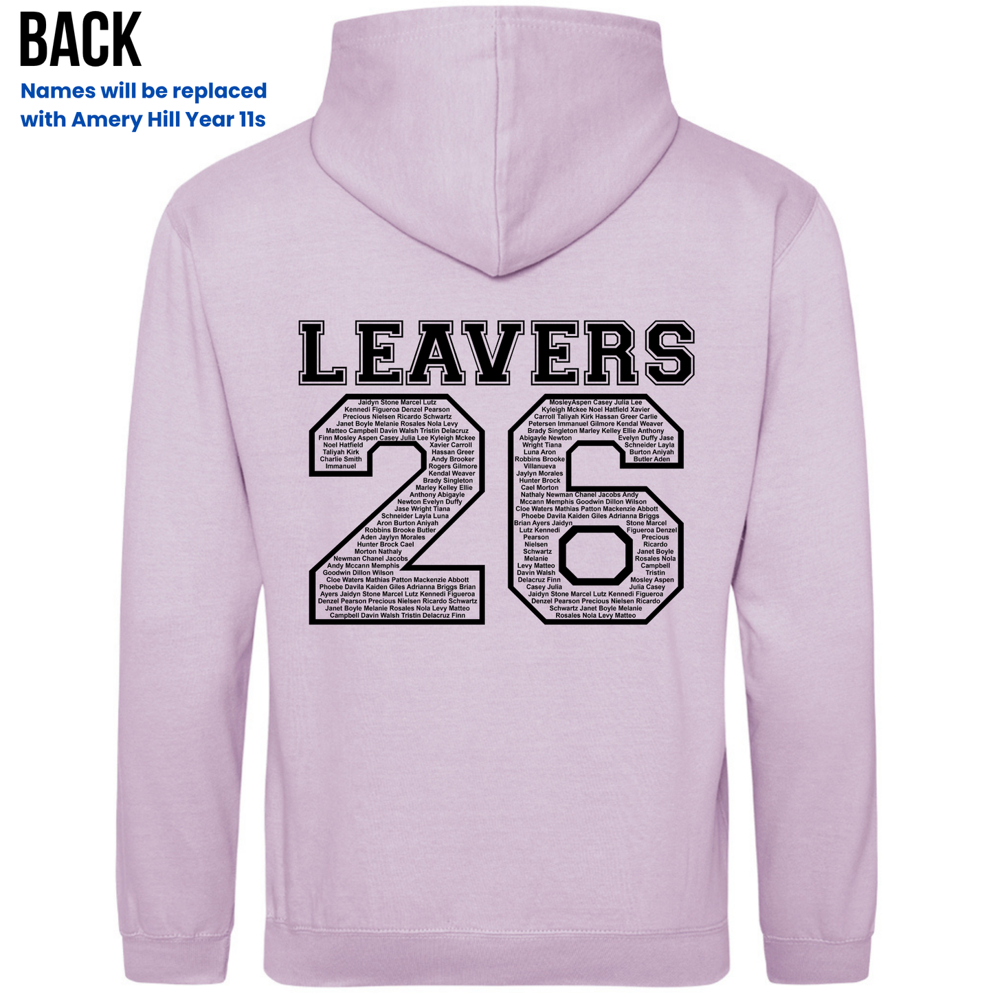 Amery Hill 2026 Leavers' Hoodies (Pre-order deadline February 28th 2026)