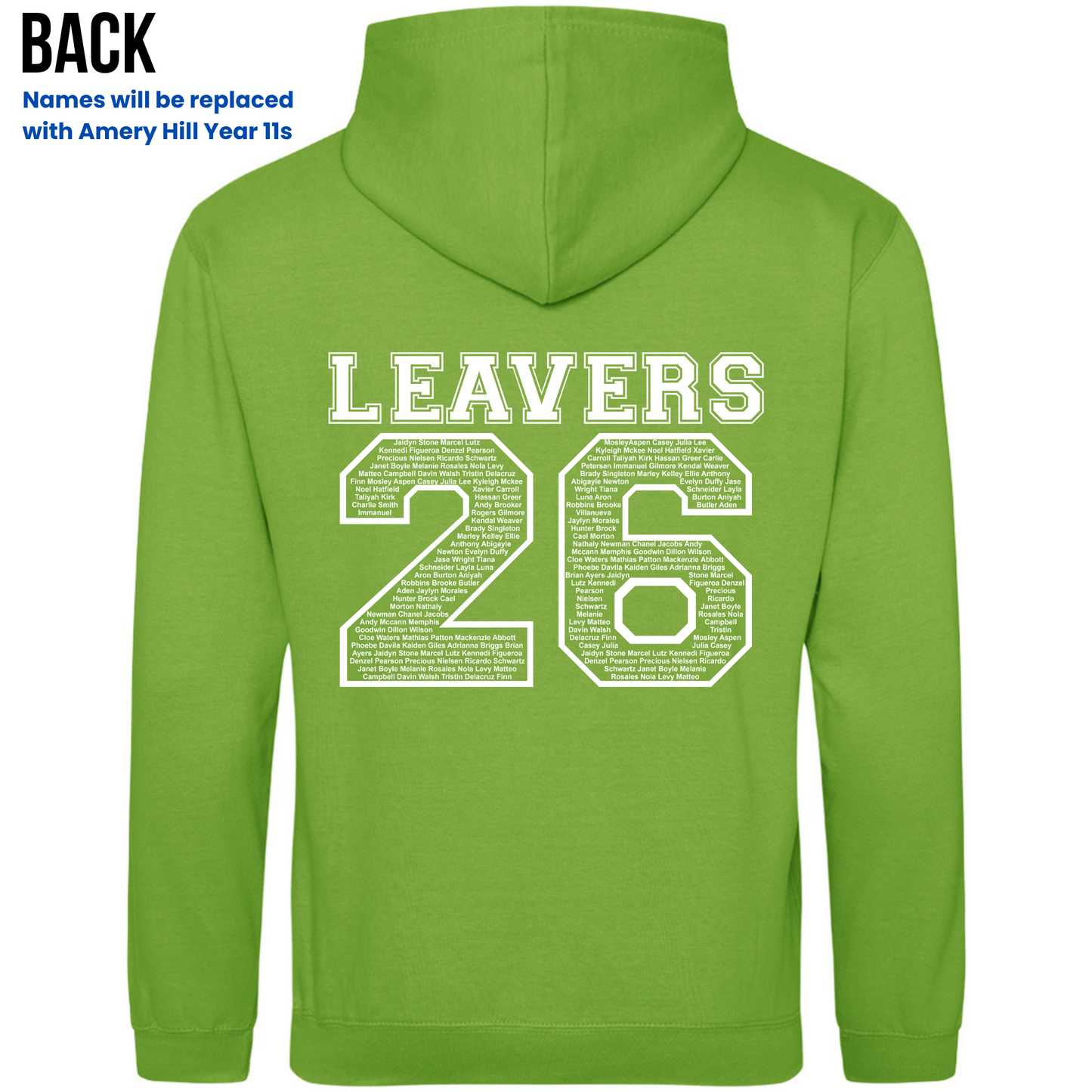 Amery Hill 2026 Leavers' Hoodies (Pre-order deadline February 28th 2026)