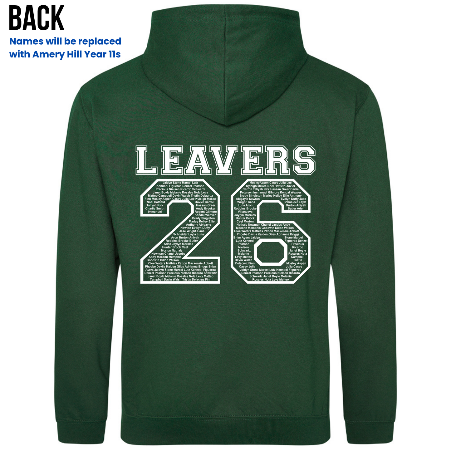 Amery Hill 2026 Leavers' Hoodies (Pre-order deadline February 28th 2026)