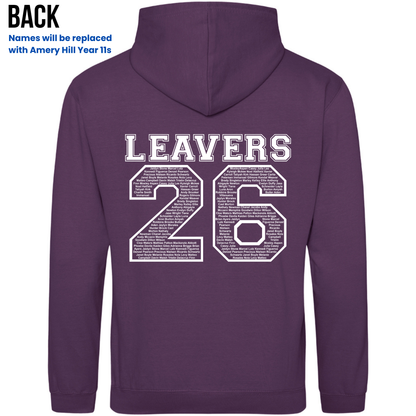 Amery Hill 2026 Leavers' Hoodies (Pre-order deadline February 28th 2026)