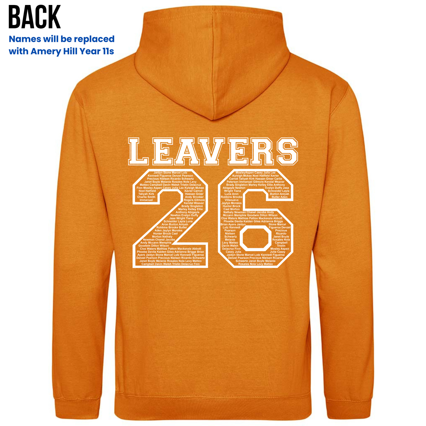 Amery Hill 2026 Leavers' Hoodies (Pre-order deadline February 28th 2026)