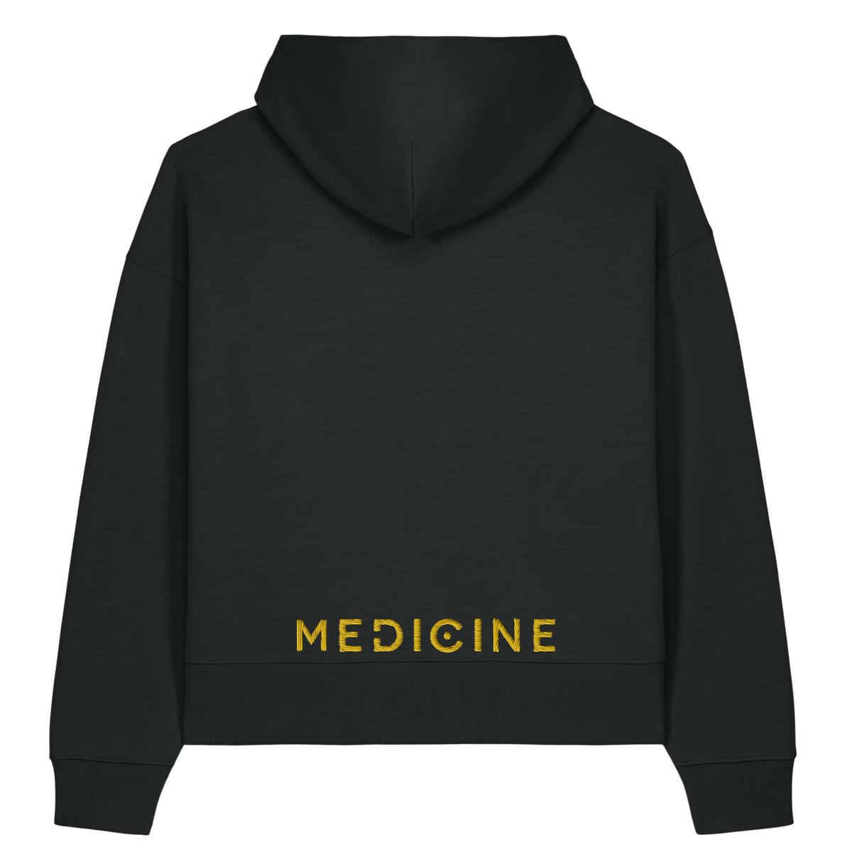Medicine Festival 2026 — Logo on the Front, Recycled Cotton EMBROIDERED Hoodie (DELIVERY POST FESTIVAL)