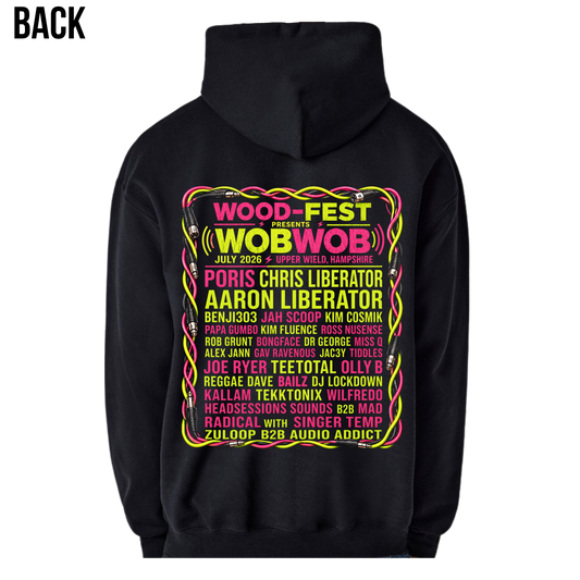 Wood-Fest Presents WOBWOB Line-up Hoodie
