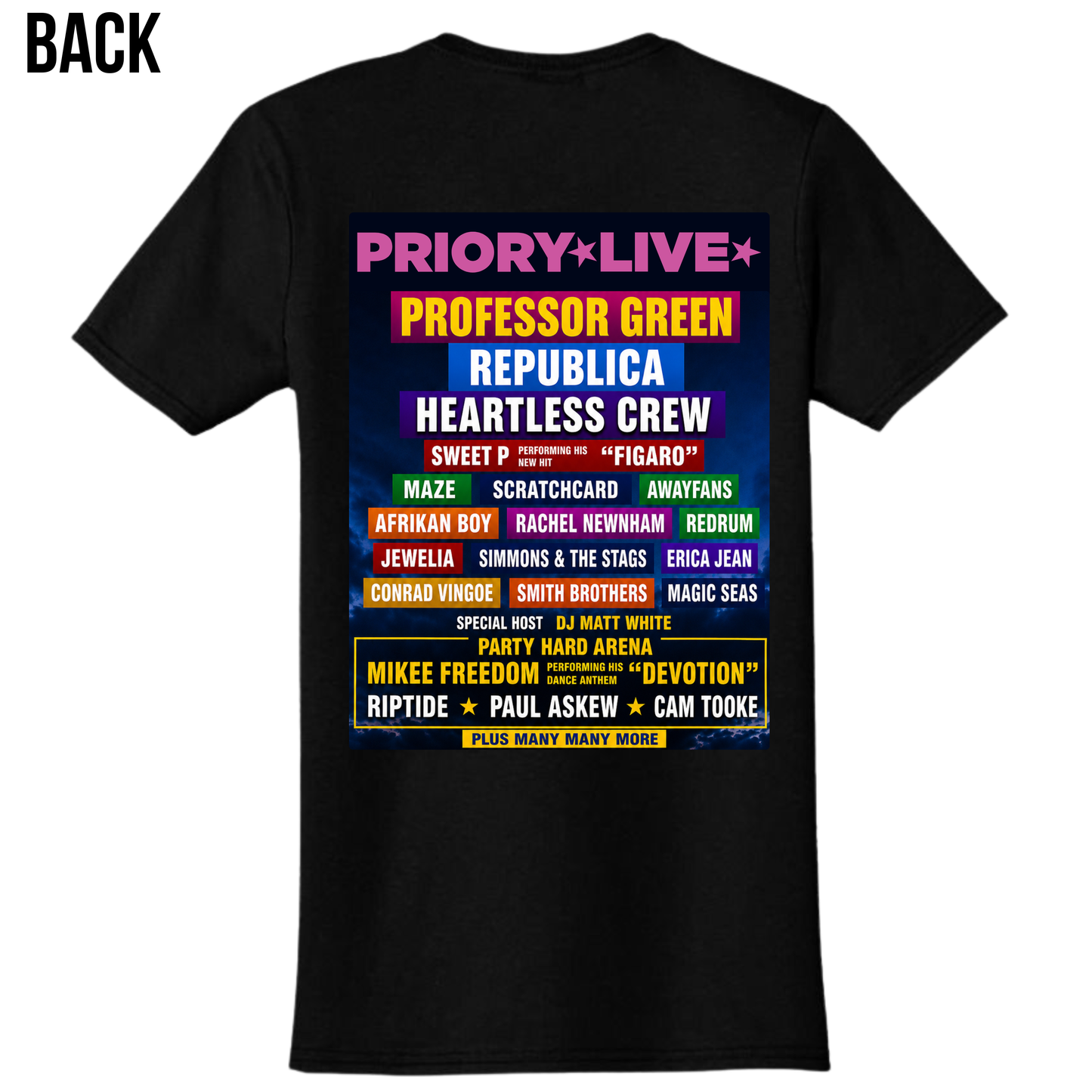 Priory Live Festival 2026 Adult T shirt