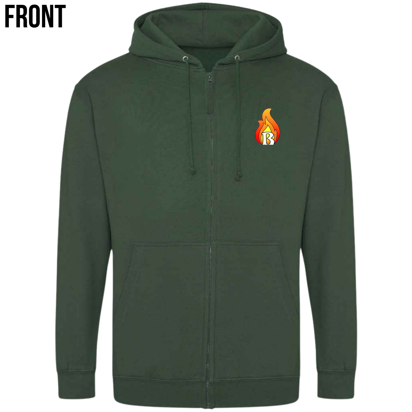Borofest Zipped Hoodie (main logo)