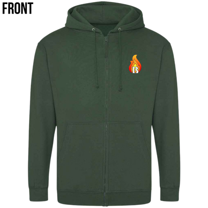 Borofest Zipped Hoodie (main logo)
