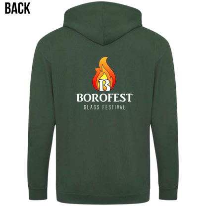 Borofest Zipped Hoodie (main logo)