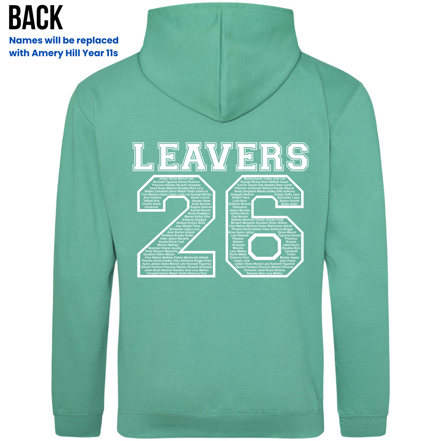 Amery Hill 2026 Leavers' Hoodies (Pre-order deadline February 28th 2026)