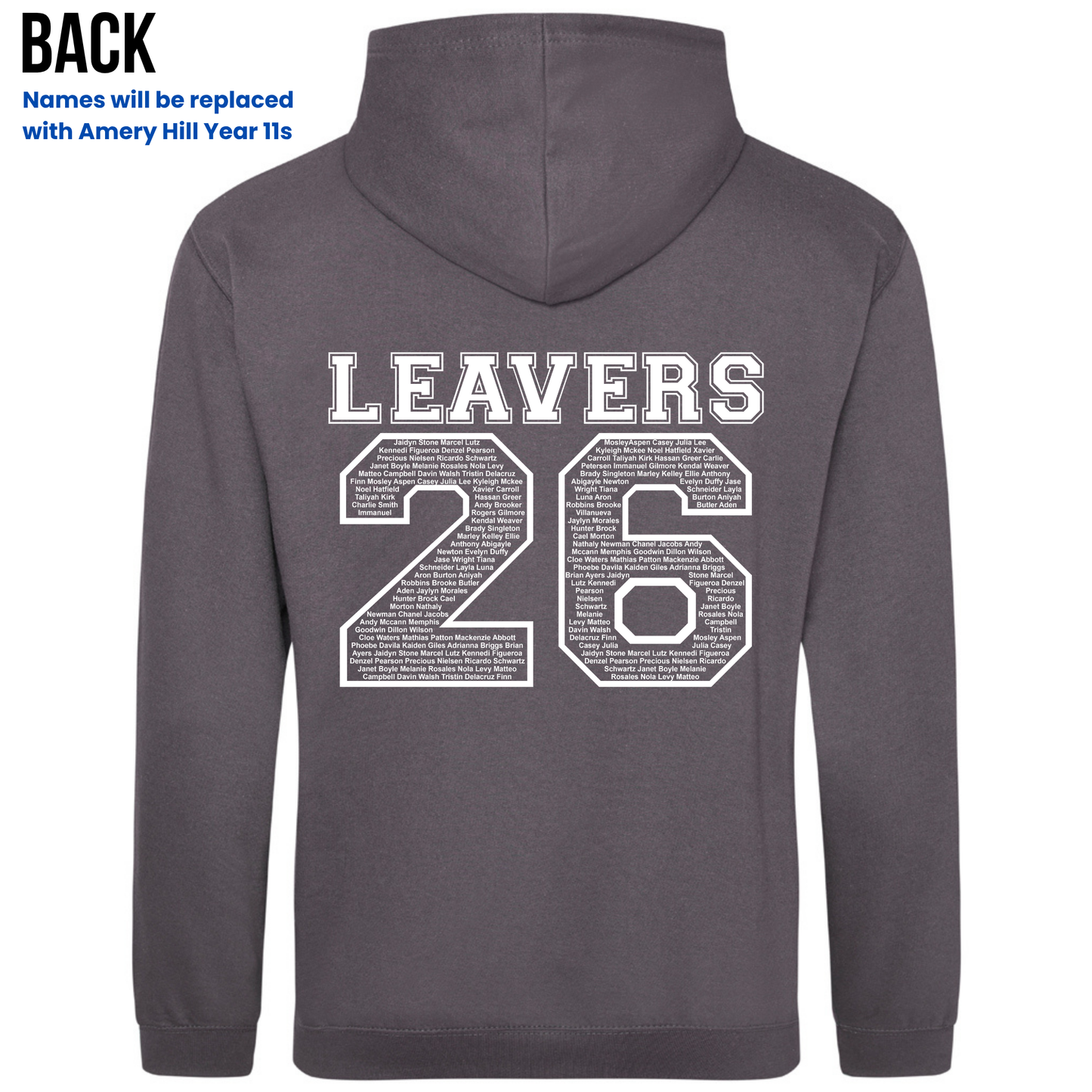 Amery Hill 2026 Leavers' Hoodies (Pre-order deadline February 28th 2026)