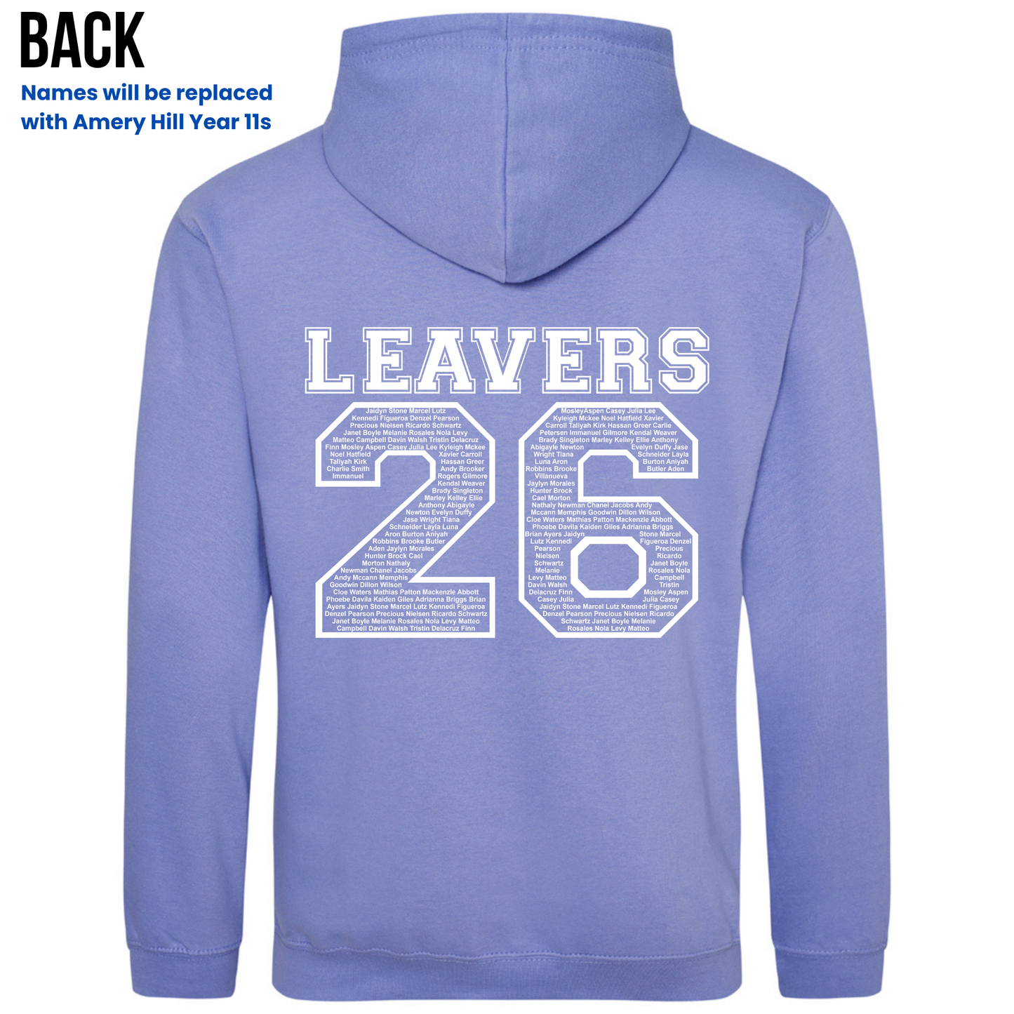 Amery Hill 2026 Leavers' Hoodies (Pre-order deadline February 28th 2026)