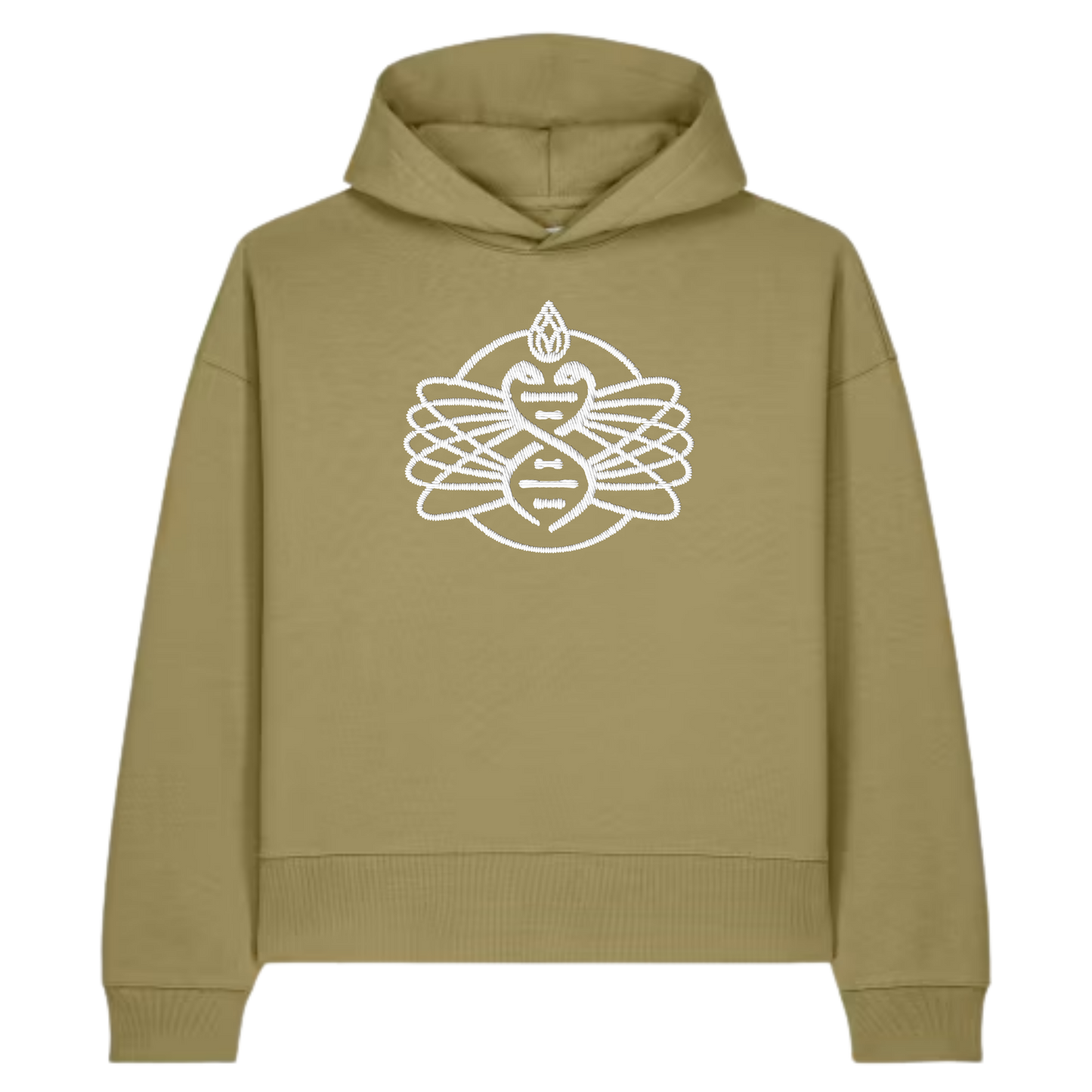 Medicine Festival 2026 — Logo on the Front, Recycled Cotton EMBROIDERED Hoodie (DELIVERY POST FESTIVAL)