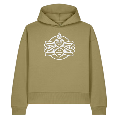 Medicine Festival 2026 — Logo on the Front, Recycled Cotton EMBROIDERED Hoodie (DELIVERY POST FESTIVAL)