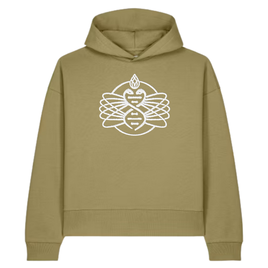 Medicine Festival 2026 — Logo on the Front, Recycled Cotton EMBROIDERED Hoodie (DELIVERY POST FESTIVAL)