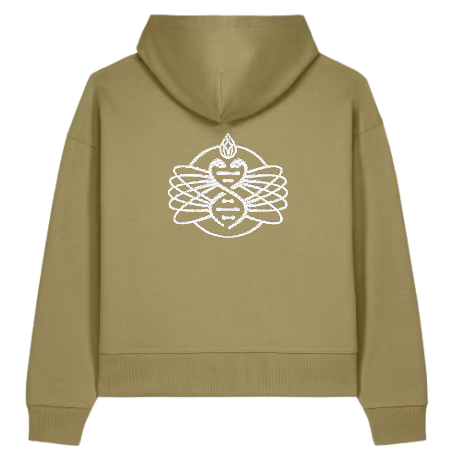 Medicine Festival 2026 — Logo on the Back, Recycled Cotton EMBROIDERED Hoodie (DELIVERY POST FESTIVAL)
