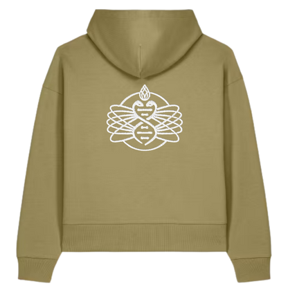 Medicine Festival 2026 — Logo on the Back, Recycled Cotton EMBROIDERED Hoodie (DELIVERY POST FESTIVAL)