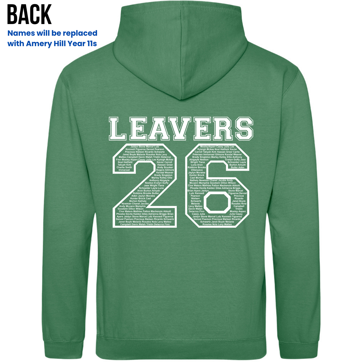 Amery Hill 2026 Leavers' Hoodies (Pre-order deadline February 28th 2026)