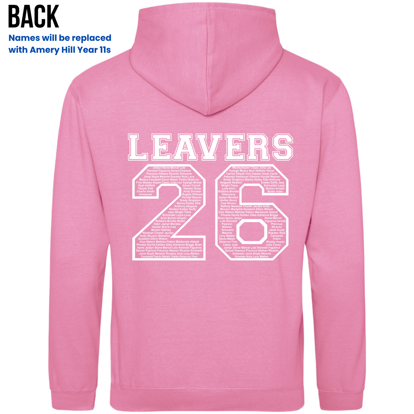 Amery Hill 2026 Leavers' Hoodies (Pre-order deadline February 28th 2026)