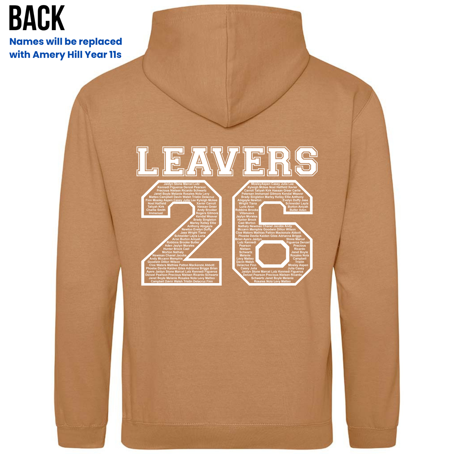 Amery Hill 2026 Leavers' Hoodies (Pre-order deadline February 28th 2026)