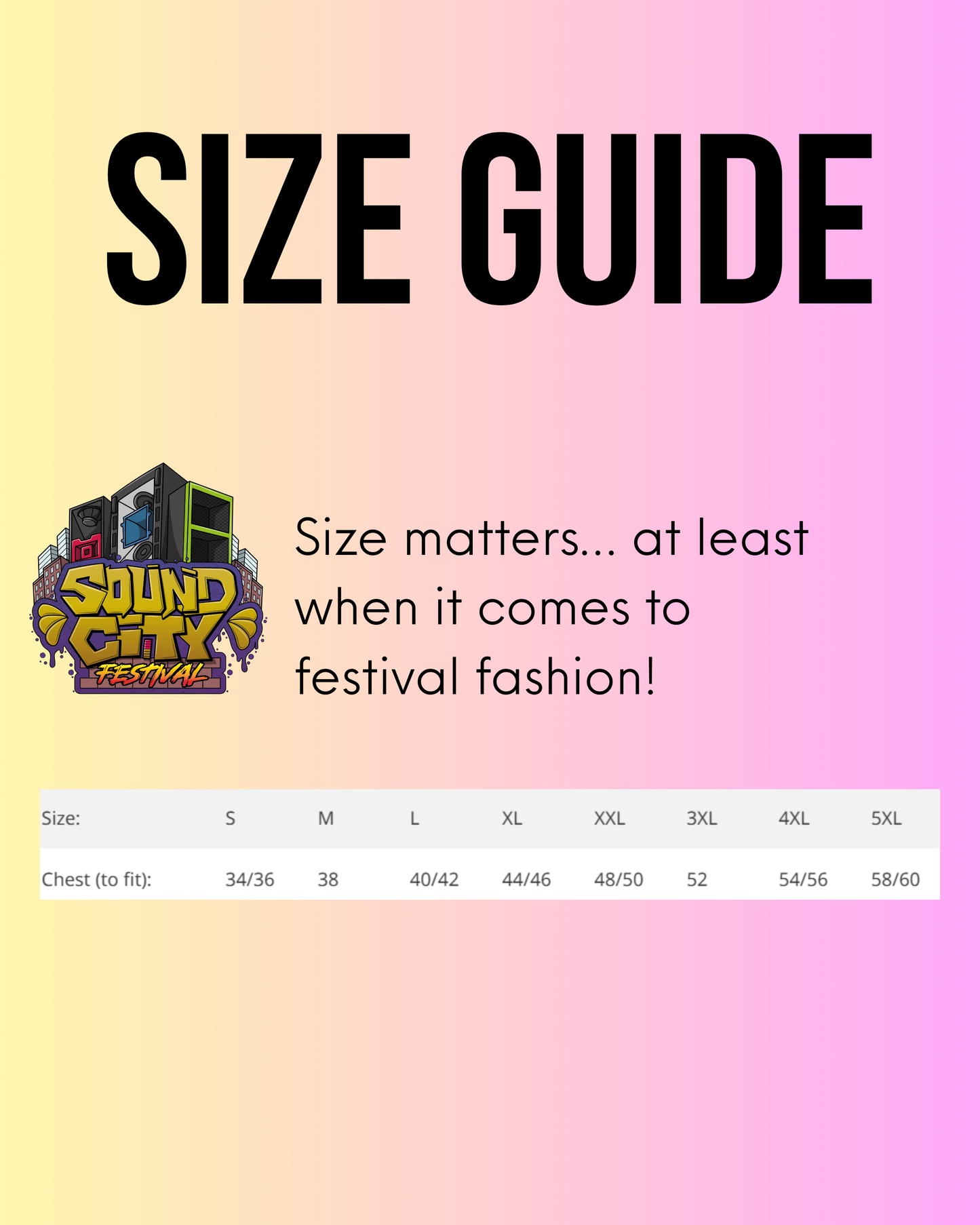 Sound City Festival T shirt Pre-order (Option 2)