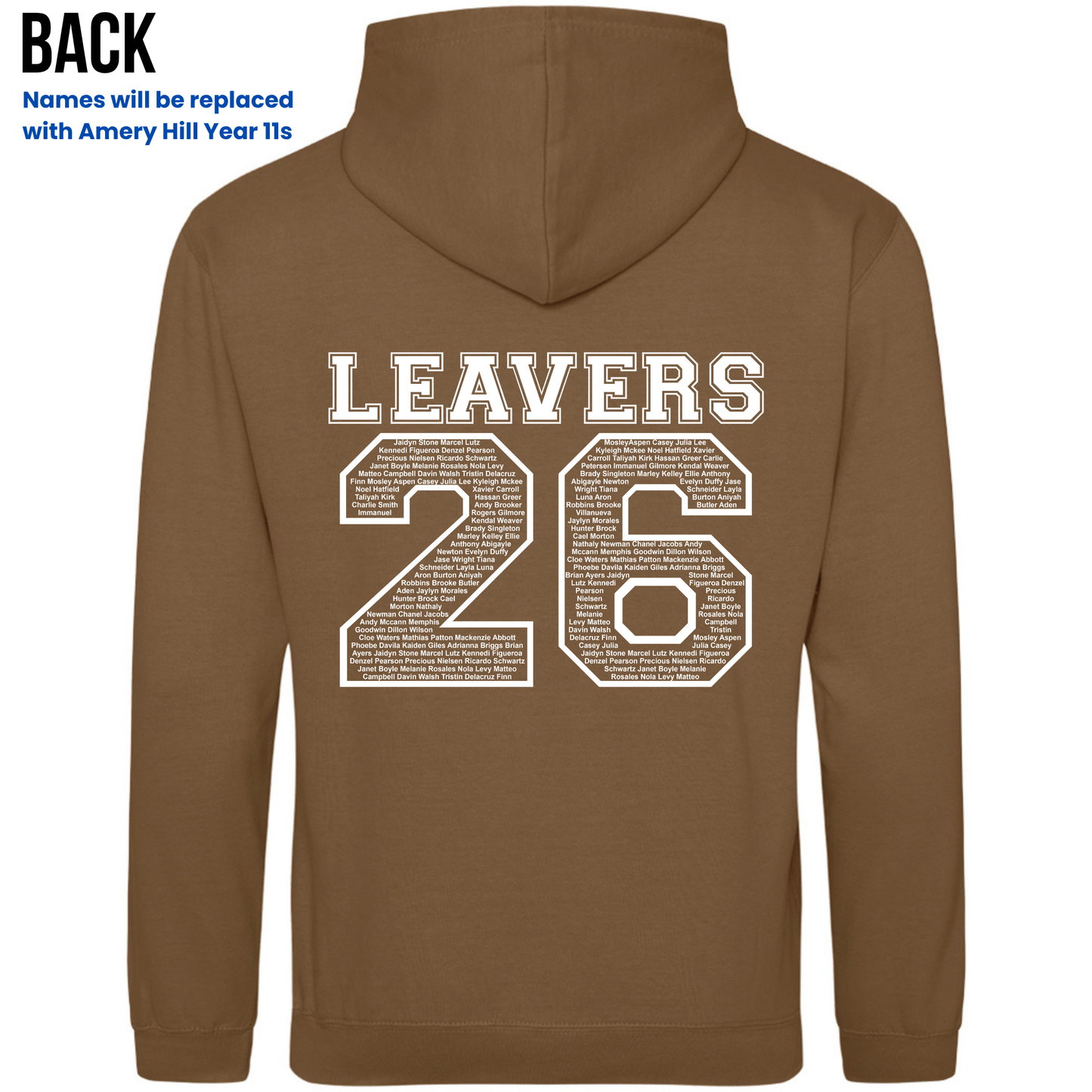 Amery Hill 2026 Leavers' Hoodies (Pre-order deadline February 28th 2026)