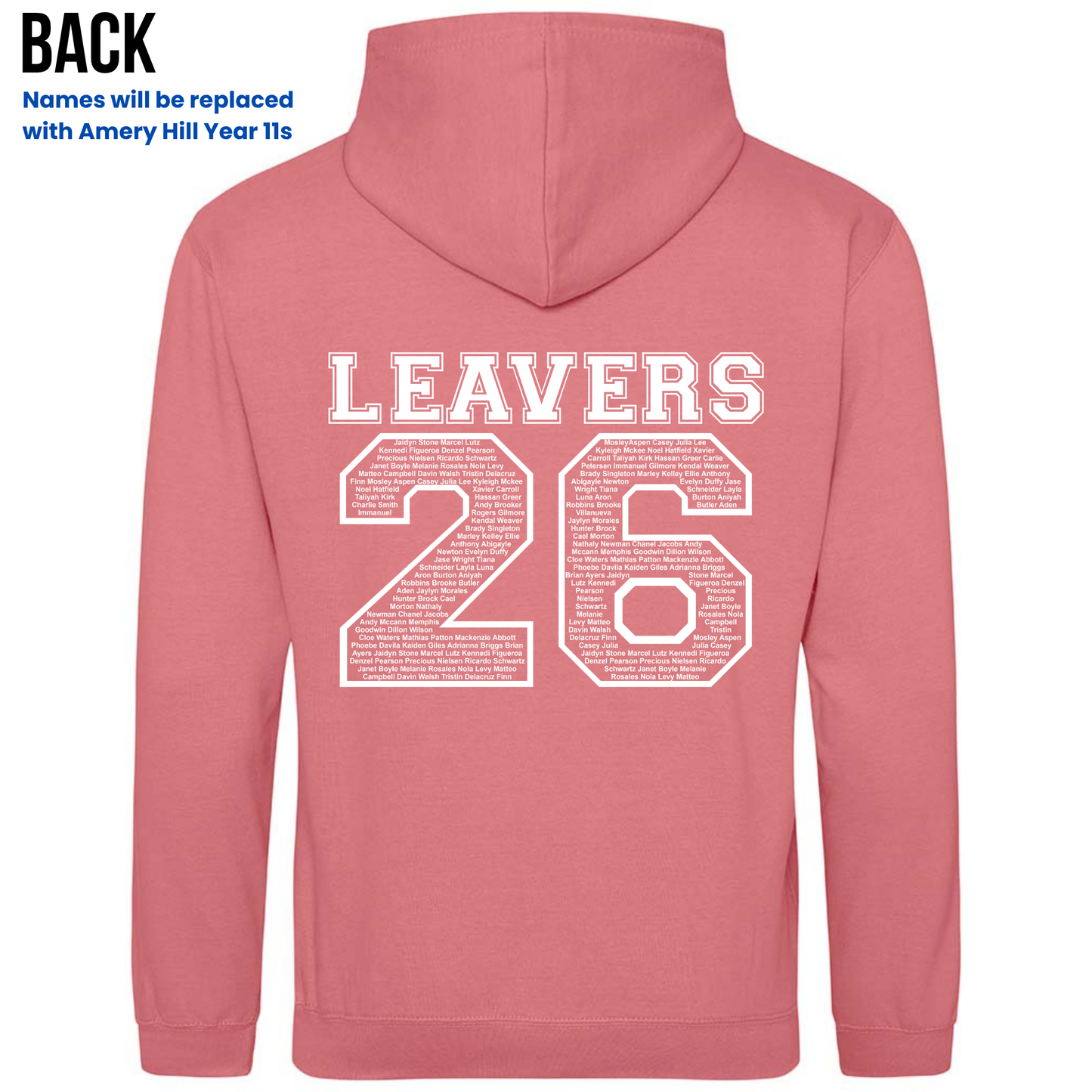 Amery Hill 2026 Leavers' Hoodies (Pre-order deadline February 28th 2026)
