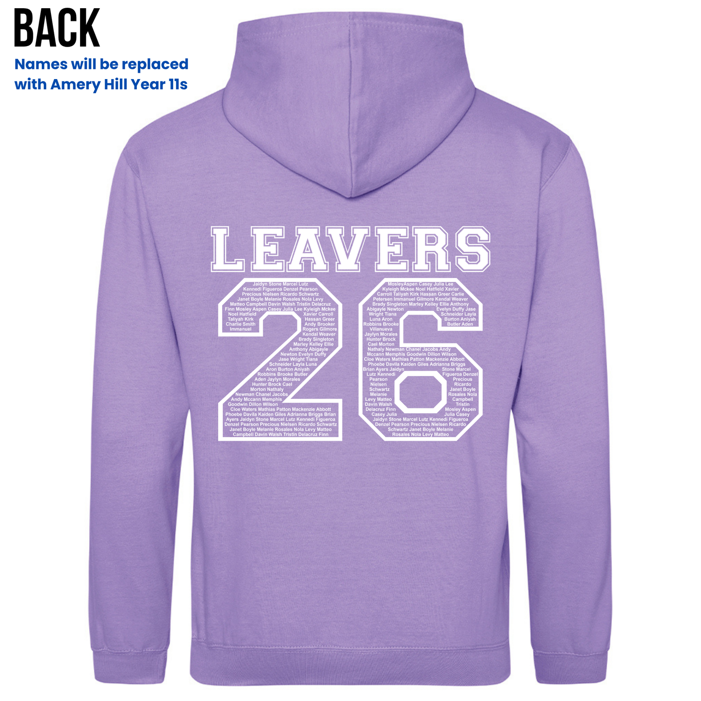 Amery Hill 2026 Leavers' Hoodies (Pre-order deadline February 28th 2026)