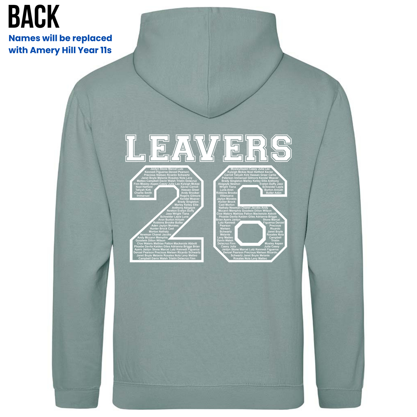 Amery Hill 2026 Leavers' Hoodies (Pre-order deadline February 28th 2026)