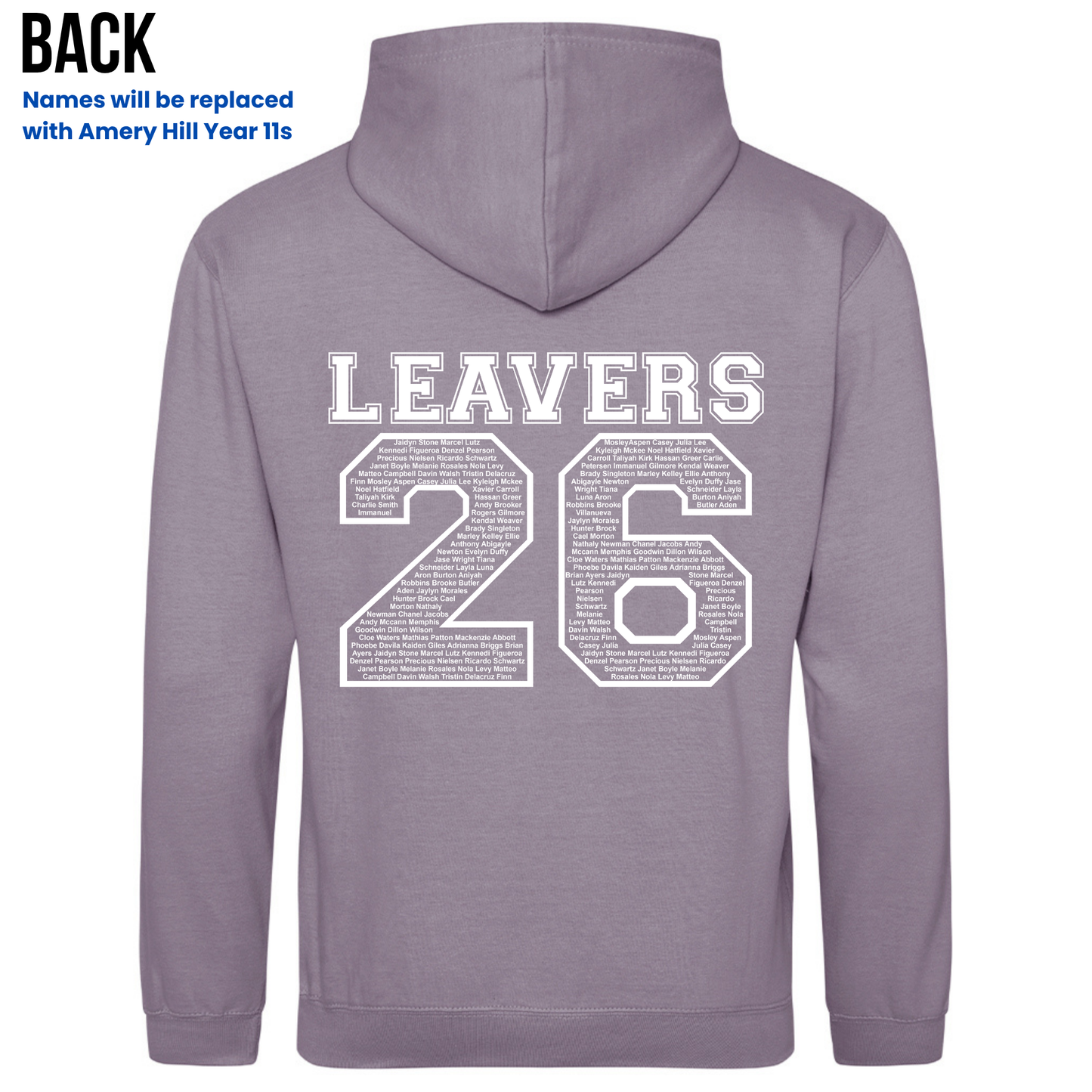 Amery Hill 2026 Leavers' Hoodies (Pre-order deadline February 28th 2026)