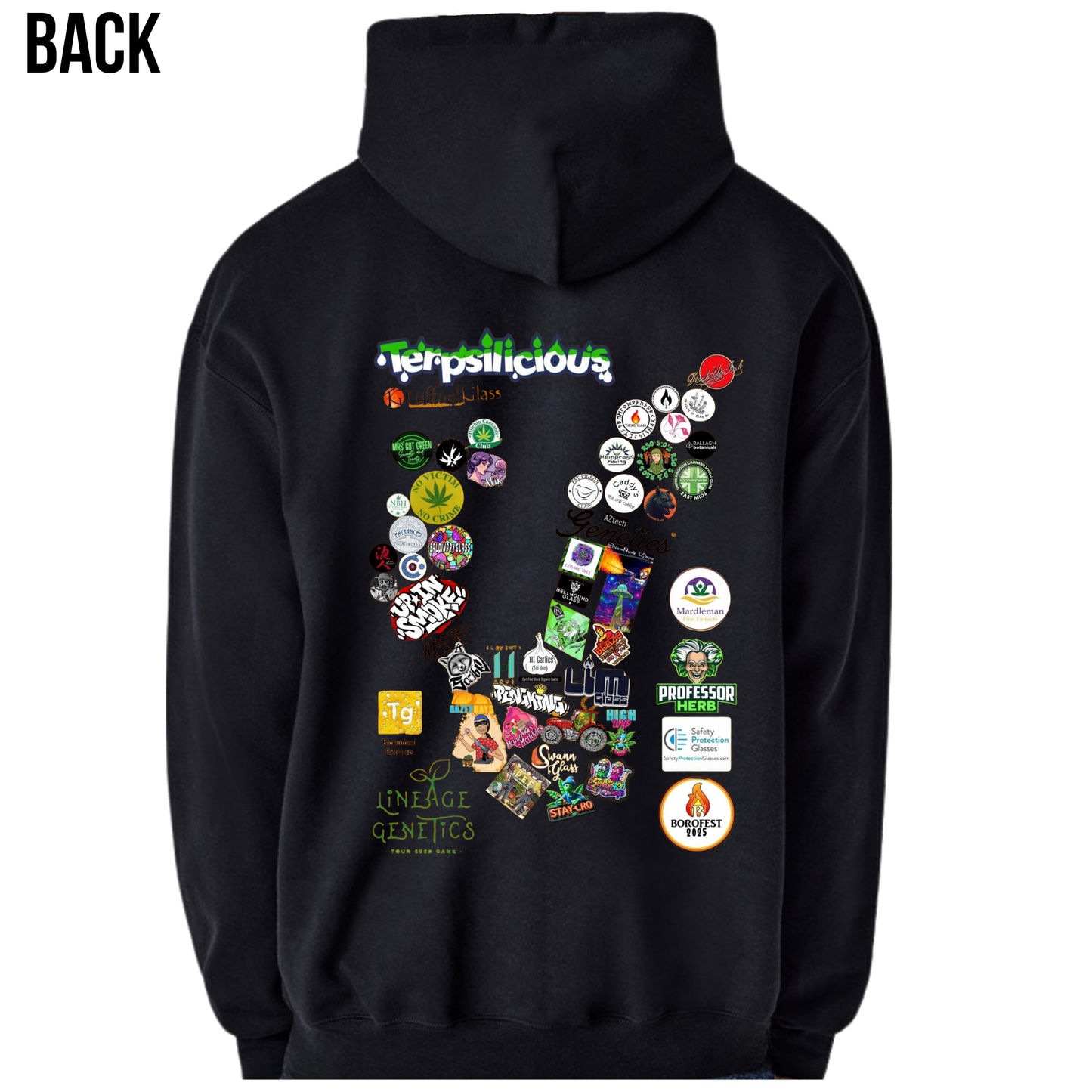 Borofest Hoodie (with sponsors)