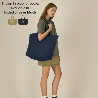 100% Recycled Cotton Low Impact Shopper Bag