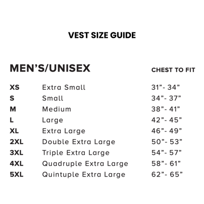 PRE-ORDER (COLLECT AT FESTIVAL) 100% Cotton Vest