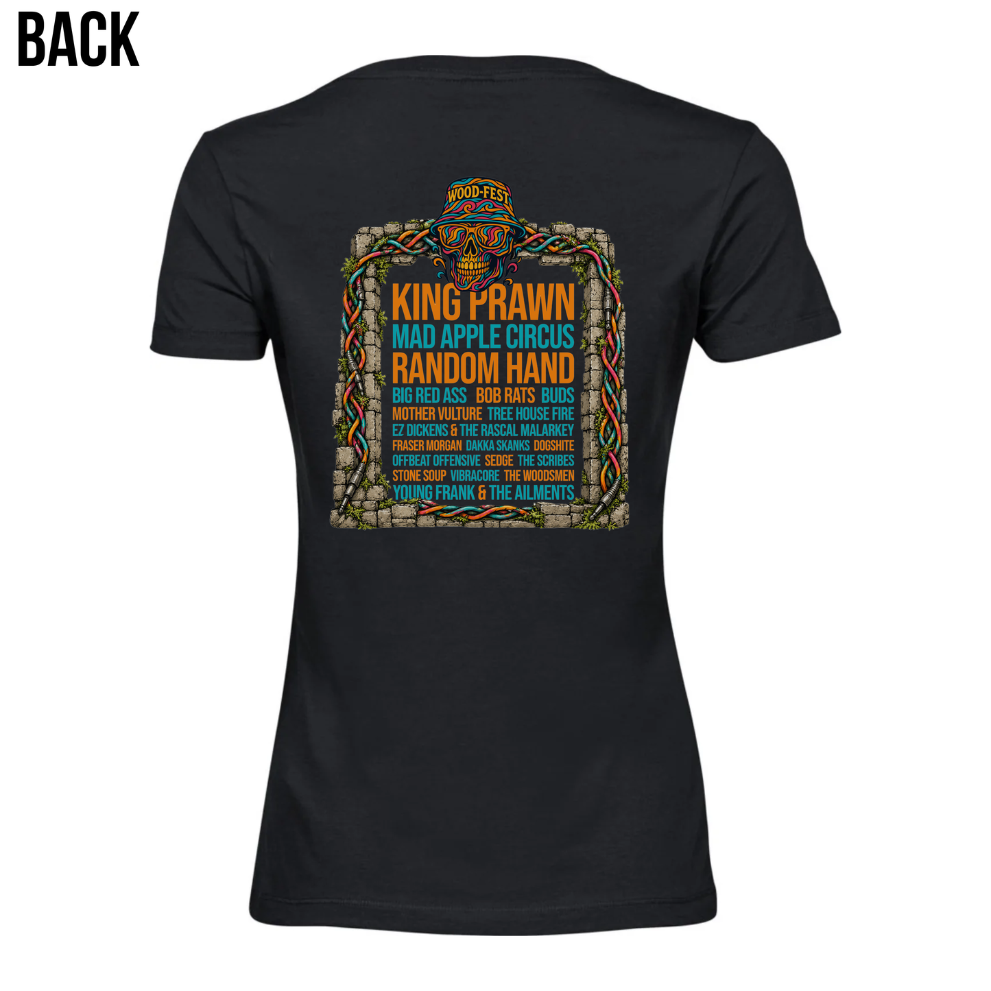 Wood-Fest 2026 Line-up T Shirt (Womens Fit)